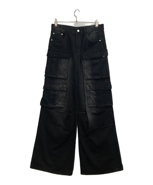dear.van（-）dear.van (-) ダブルポケットデニムパンツ ブラック サイズ:Mの古着・服飾アイテム