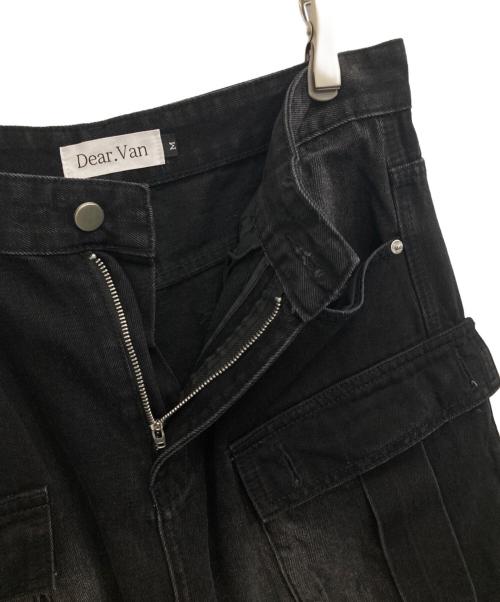 dear.van（-）dear.van (-) ダブルポケットデニムパンツ ブラック サイズ:Mの古着・服飾アイテム