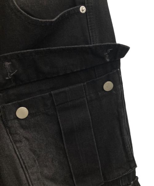 dear.van（-）dear.van (-) ダブルポケットデニムパンツ ブラック サイズ:Mの古着・服飾アイテム