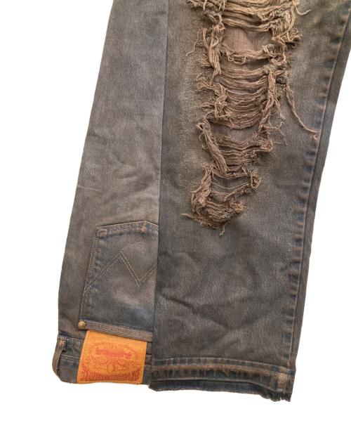 Wrangler（ラングラー）Wrangler (ラングラー) リメイクデニムパンツ インディゴ サイズ:W36ⅹL36の古着・服飾アイテム