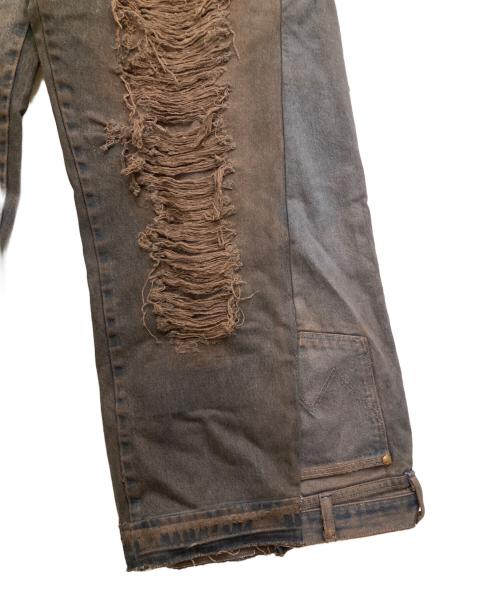 Wrangler（ラングラー）Wrangler (ラングラー) リメイクデニムパンツ インディゴ サイズ:W36ⅹL36の古着・服飾アイテム