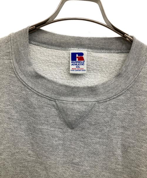 RUSSELL ATHLETIC（ラッセルアスレチック）RUSSELL ATHLETIC (ラッセルアスレチック) 前Vスウェット グレー サイズ:XXLの古着・服飾アイテム