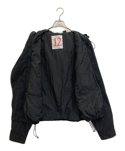 michiamo（ミキアモ）michiamo (ミキアモ) 2wayナイロンテックパーカー ブラック サイズ:FREEの古着・服飾アイテム