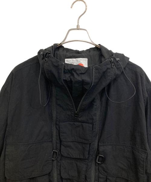 michiamo（ミキアモ）michiamo (ミキアモ) 2wayナイロンテックパーカー ブラック サイズ:FREEの古着・服飾アイテム