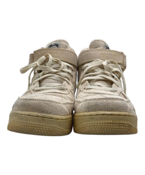 NIKE（ナイキ）NIKE (ナイキ) stussy (ステューシー) Air Force 1 Mid Fossil Stone ベージュ サイズ:27.5の古着・服飾アイテム