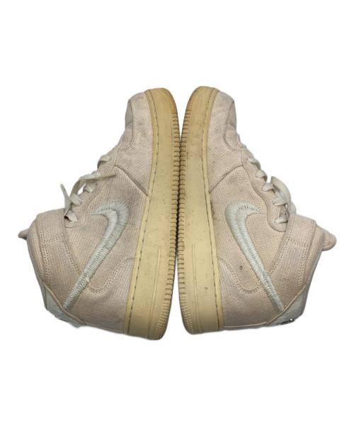 NIKE（ナイキ）NIKE (ナイキ) stussy (ステューシー) Air Force 1 Mid Fossil Stone ベージュ サイズ:27.5の古着・服飾アイテム