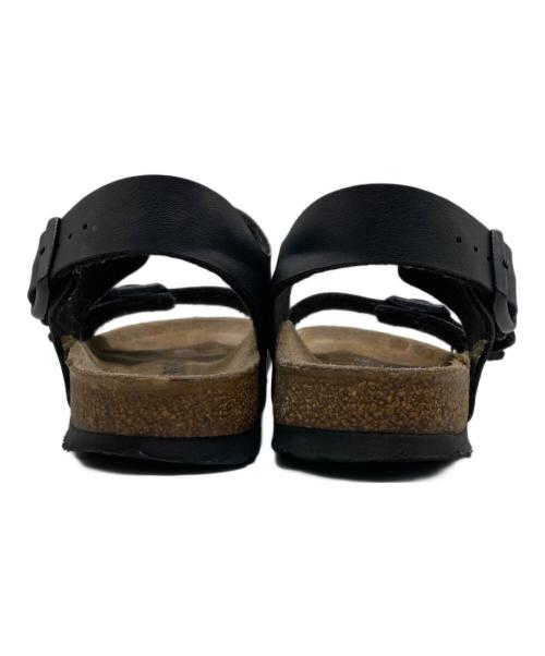 BIRKENSTOCK（ビルケンシュトック）BIRKENSTOCK (ビルケンシュトック) Milanoサンダル ブラウン×ブラック サイズ:23の古着・服飾アイテム