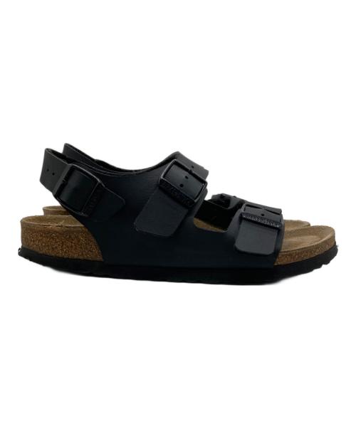 BIRKENSTOCK（ビルケンシュトック）BIRKENSTOCK (ビルケンシュトック) Milanoサンダル ブラウン×ブラック サイズ:23の古着・服飾アイテム