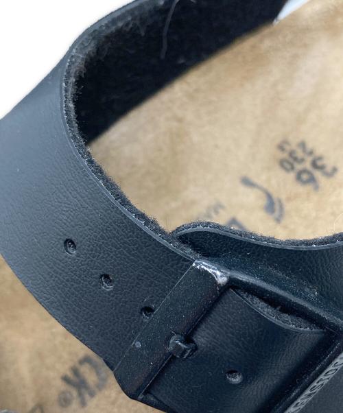 BIRKENSTOCK（ビルケンシュトック）BIRKENSTOCK (ビルケンシュトック) Milanoサンダル ブラウン×ブラック サイズ:23の古着・服飾アイテム
