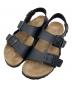 BIRKENSTOCK（ビルケンシュトック）の古着「Milanoサンダル」｜ブラウン×ブラック