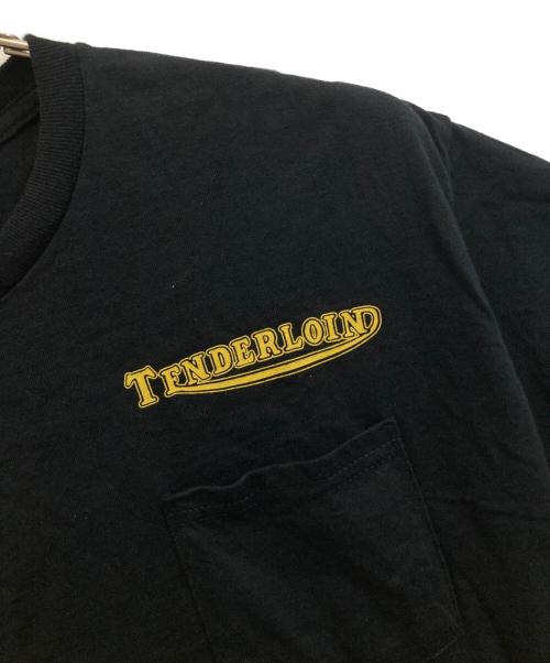 TENDERLOIN(合同会社テンダーロイン)（テンダーロイン（ゴウドウガイシャ テンダーロイン））TENDERLOIN(合同会社テンダーロイン) (テンダーロイン（ゴウドウガイシャ テンダーロイン）) ポケットTシャツ ブラック サイズ:Ｌの古着・服飾アイテム