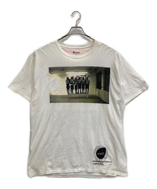 Champion（チャンピオン）Champion (チャンピオン) VIRGIL ABLOH (ヴァージル・アブロー) MCA PYREX TEAM TEE ホワイト サイズ:XLの古着・服飾アイテム