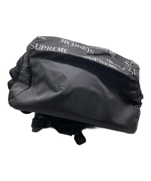 SUPREME（シュプリーム）Supreme (シュプリーム) 3M Reflective Repeat Backoack ブラックの古着・服飾アイテム