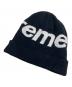 Supreme (シュプリーム) Big Logo Beanie ブラック：5000円