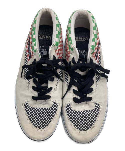 VANS（ヴァンズ）VANS (ヴァンズ) SUPREME (シュプリーム) チェッカーフラッグスニーカー アイボリー サイズ:US10の古着・服飾アイテム