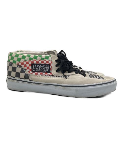 VANS（ヴァンズ）VANS (ヴァンズ) SUPREME (シュプリーム) チェッカーフラッグスニーカー アイボリー サイズ:US10の古着・服飾アイテム