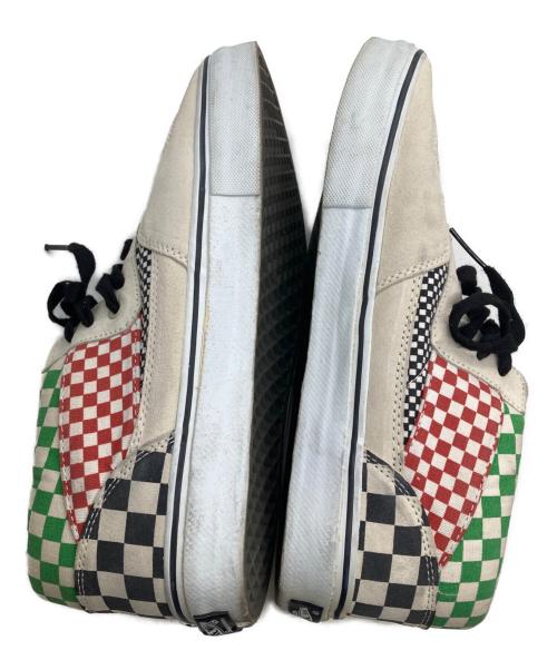 VANS（ヴァンズ）VANS (ヴァンズ) SUPREME (シュプリーム) チェッカーフラッグスニーカー アイボリー サイズ:US10の古着・服飾アイテム