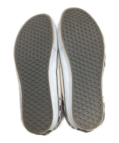 VANS（ヴァンズ）VANS (ヴァンズ) SUPREME (シュプリーム) チェッカーフラッグスニーカー アイボリー サイズ:US10の古着・服飾アイテム