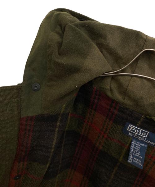 POLO RALPH LAUREN（ポロ・ラルフローレン）POLO RALPH LAUREN (ポロ・ラルフローレン) オイルドジャケット オリーブ サイズ:Ｌの古着・服飾アイテム