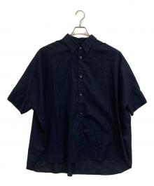 Spick and Span（スピック＆スパン）の古着「コットンリネンドルマンスリーブシャツ」｜ネイビー