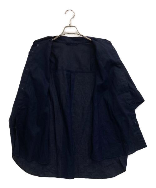 Spick and Span（スピック＆スパン）Spick and Span (スピック＆スパン) コットンリネンドルマンスリーブシャツ ネイビー サイズ:F 未使用品の古着・服飾アイテム