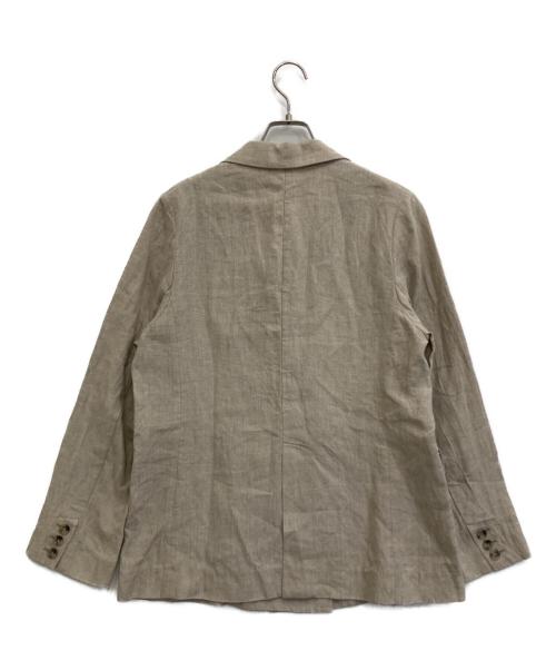 SLOBE IENA（スローブ イエナ）SLOBE IENA (スローブ イエナ) リネンジャケット ベージュ サイズ:F 未使用品の古着・服飾アイテム