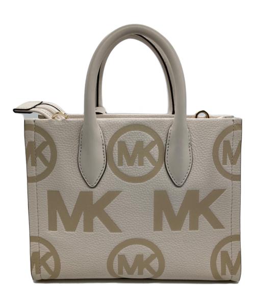 MICHAEL KORS（マイケルコース）MICHAEL KORS (マイケルコース) MIRELLAスモールクロスボディバッグ ベージュの古着・服飾アイテム