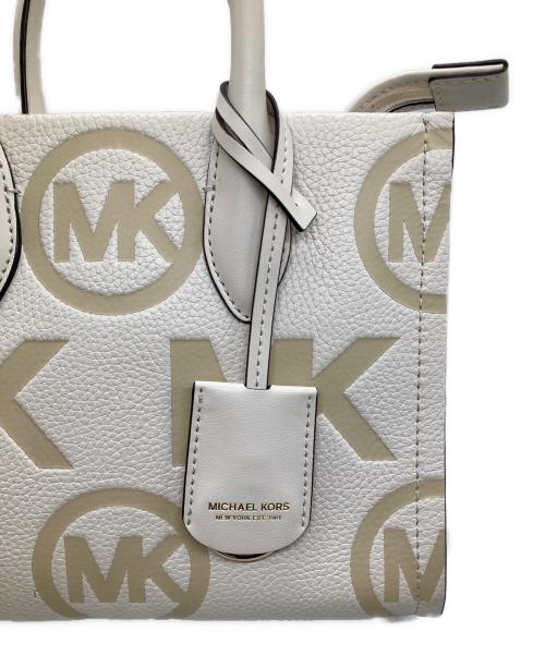 MICHAEL KORS（マイケルコース）MICHAEL KORS (マイケルコース) MIRELLAスモールクロスボディバッグ ベージュの古着・服飾アイテム