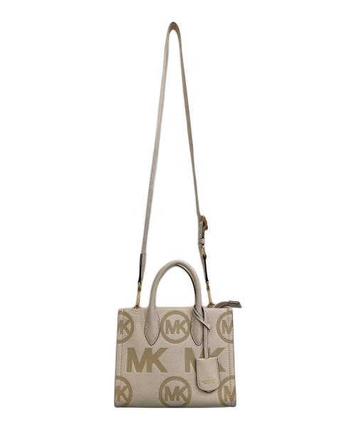 MICHAEL KORS（マイケルコース）MICHAEL KORS (マイケルコース) MIRELLAスモールクロスボディバッグ ベージュの古着・服飾アイテム