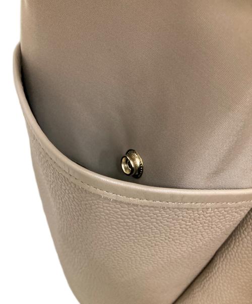 Breath TOPKAPI（ブレス トプカピ）Breath TOPKAPI (ブレス トプカピ) スコッチグレイン 8ポケット 2way リュック ベージュの古着・服飾アイテム