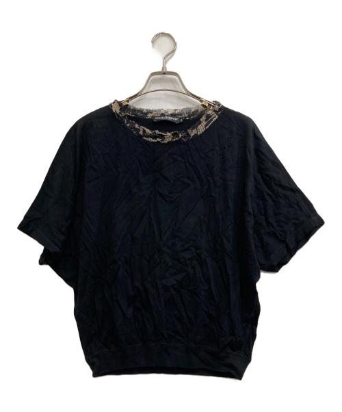 DOLCE & GABBANA（ドルチェ＆ガッバーナ）DOLCE & GABBANA (ドルチェ＆ガッバーナ) カットソー ブラック サイズ:36の古着・服飾アイテム