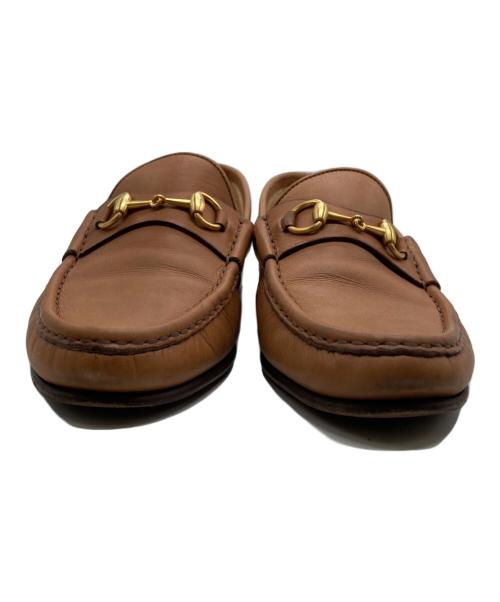 GUCCI（グッチ）GUCCI (グッチ) ホースビットローファー ブラウン サイズ:36の古着・服飾アイテム