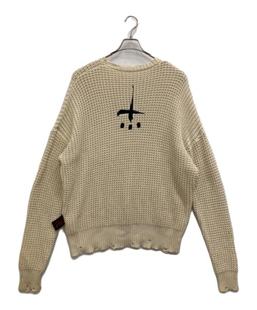 CVTVLIST（カタリスト）CVTVLIST (カタリスト) クラッシュ加工ニット アイボリー サイズ:1の古着・服飾アイテム