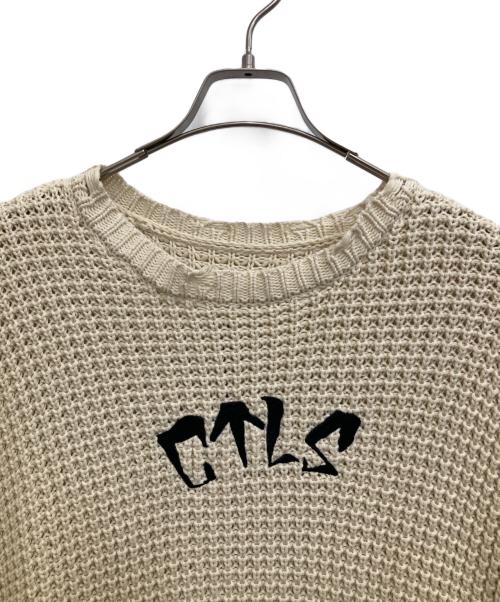 CVTVLIST（カタリスト）CVTVLIST (カタリスト) クラッシュ加工ニット アイボリー サイズ:1の古着・服飾アイテム