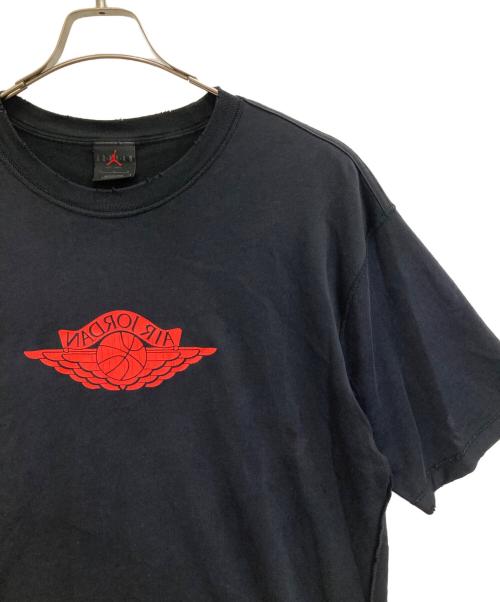 JORDAN（ジョーダン）JORDAN (ジョーダン) ダメージ加工プリントTシャツ ブラック サイズ:Ｌの古着・服飾アイテム