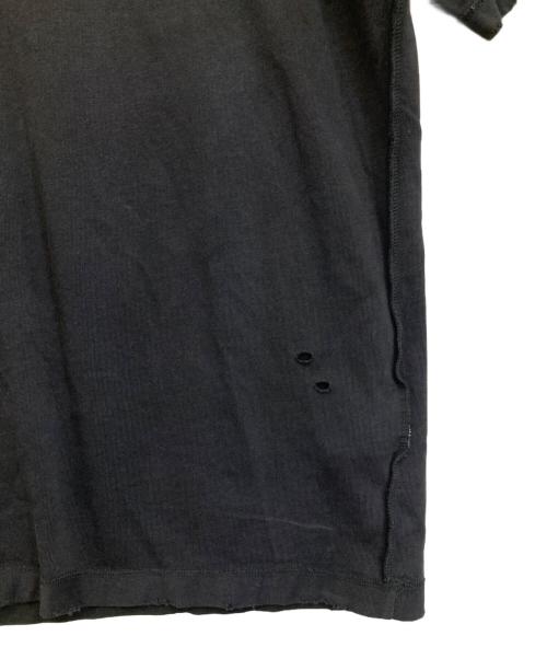 JORDAN（ジョーダン）JORDAN (ジョーダン) ダメージ加工プリントTシャツ ブラック サイズ:Ｌの古着・服飾アイテム