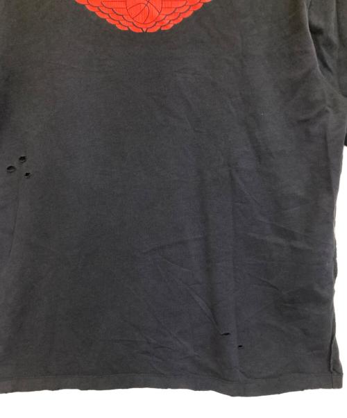 JORDAN（ジョーダン）JORDAN (ジョーダン) ダメージ加工プリントTシャツ ブラック サイズ:Ｌの古着・服飾アイテム