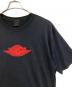 中古・古着 JORDAN (ジョーダン) ダメージ加工プリントTシャツ ブラック サイズ:Ｌ：4000円