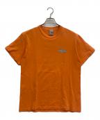 stussyステューシー）の古着「プリントTシャツ」｜オレンジ