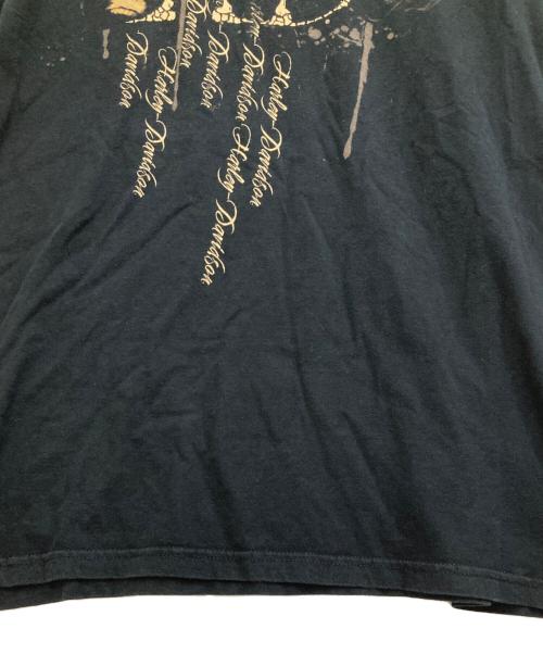 HARLEY-DAVIDSON（ハーレーダビッドソン）HARLEY-DAVIDSON (ハーレーダビッドソン) スカルプリントTシャツ ブラック サイズ:FREEの古着・服飾アイテム