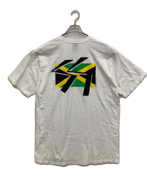 stussy（ステューシー）stussy (ステューシー) プリントTシャツ ホワイト サイズ:XLの古着・服飾アイテム