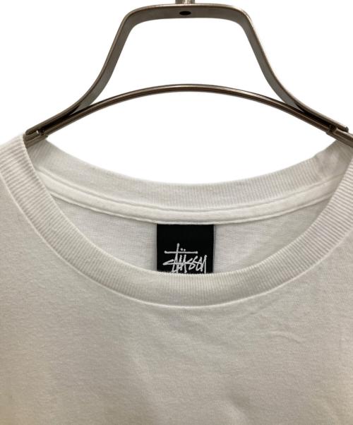 stussy（ステューシー）stussy (ステューシー) プリントTシャツ ホワイト サイズ:XLの古着・服飾アイテム