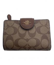 COACH（コーチ）の古着「2つ折り財布」｜ブラウン