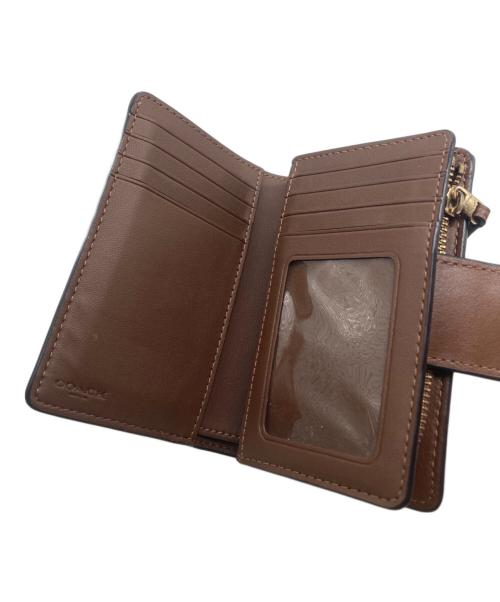 COACH（コーチ）COACH (コーチ) 2つ折り財布 ブラウンの古着・服飾アイテム