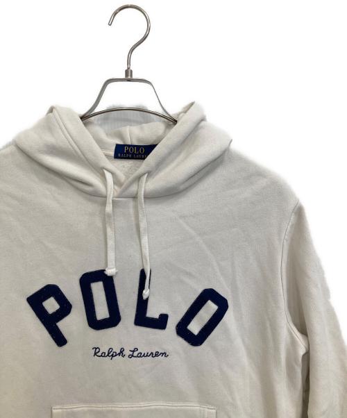 POLO RALPH LAUREN（ポロ・ラルフローレン）POLO RALPH LAUREN (ポロ・ラルフローレン) emmi (エミ) LONG SLEEVE-SWEATSHIRT アイボリー サイズ:Mの古着・服飾アイテム