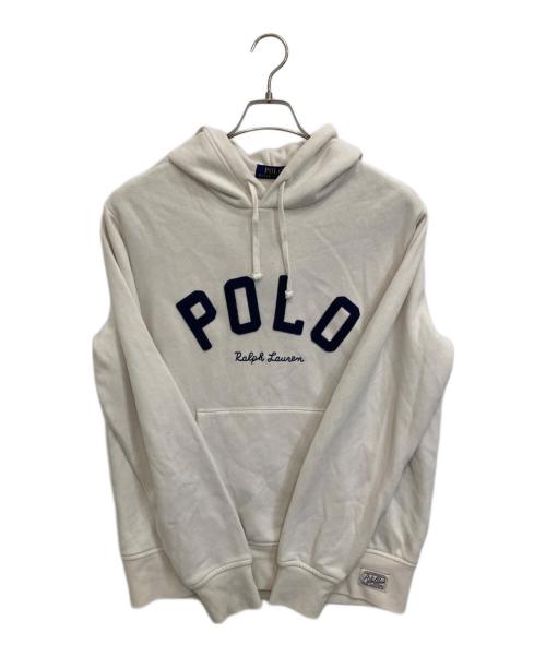 POLO RALPH LAUREN（ポロ・ラルフローレン）POLO RALPH LAUREN (ポロ・ラルフローレン) emmi (エミ) LONG SLEEVE-SWEATSHIRT アイボリー サイズ:Mの古着・服飾アイテム