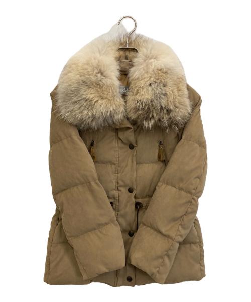 MaxMara（マックスマーラ）MaxMara (マックスマーラ) 中綿ジャケット ブラウン サイズ:40の古着・服飾アイテム