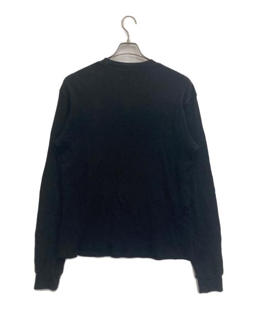 AMIRI（アミリ）AMIRI (アミリ) 刺繍ワッフルコットンカットソー ブラック サイズ:XSの古着・服飾アイテム