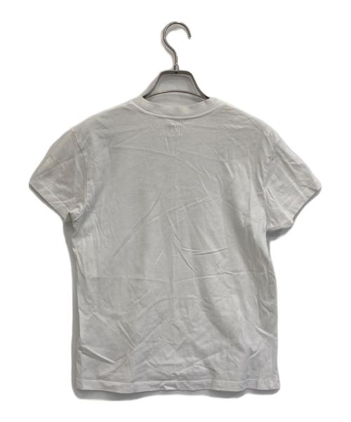 ami（アミ）ami (アミ) ロゴtシャツ ホワイト サイズ:XXSの古着・服飾アイテム