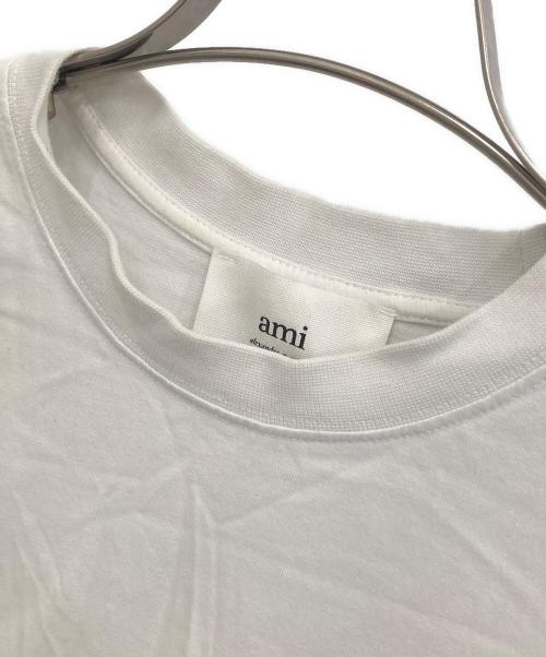 ami（アミ）ami (アミ) ロゴtシャツ ホワイト サイズ:XXSの古着・服飾アイテム